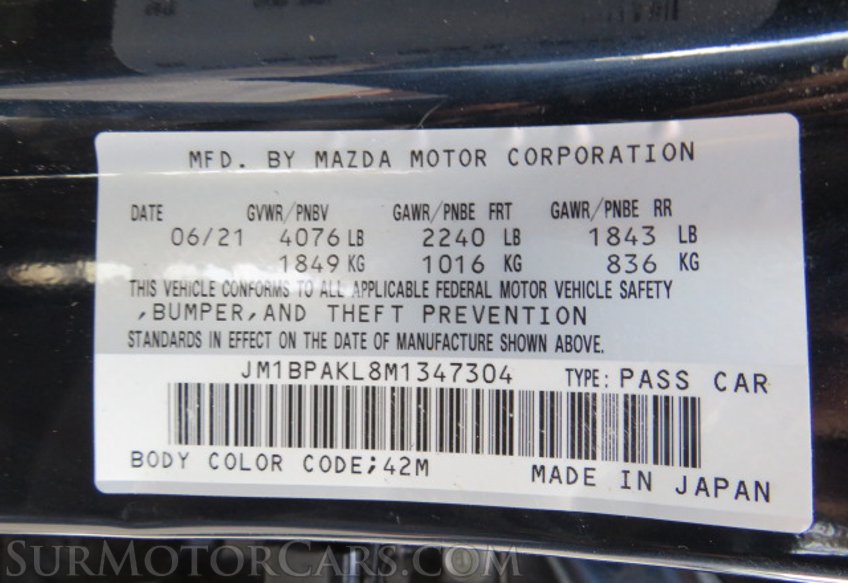 2021 Mazda Mazda3 Hatchback - Image 41