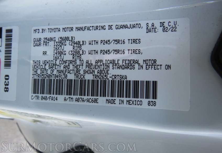 2022 Toyota Tacoma - Image 44