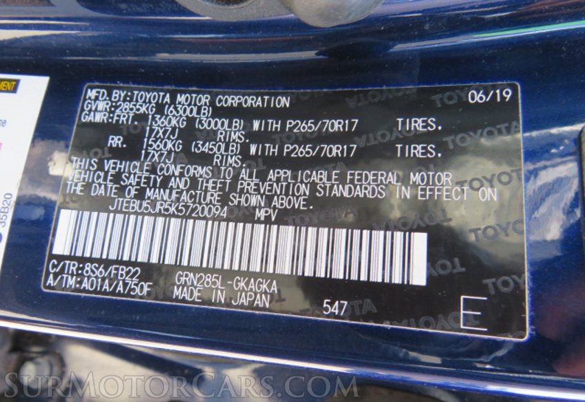 2019 Toyota 4Runner - Image 51