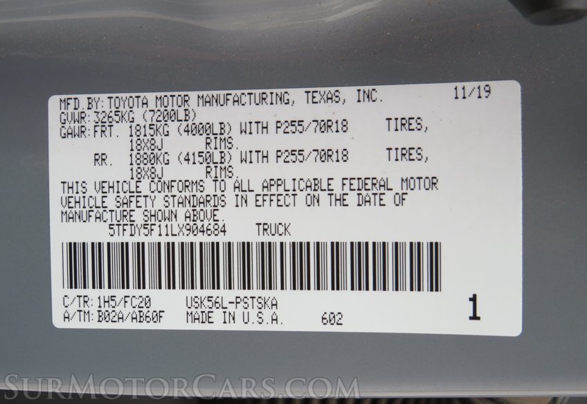 2020 Toyota Tundra 4WD - Image 58