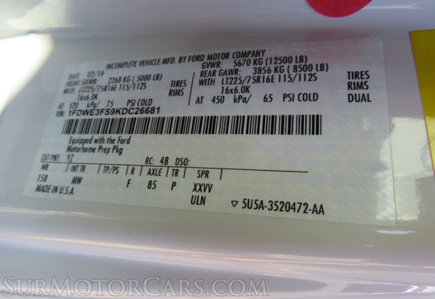 2019 Ford E-Series Cutaway - Image 63