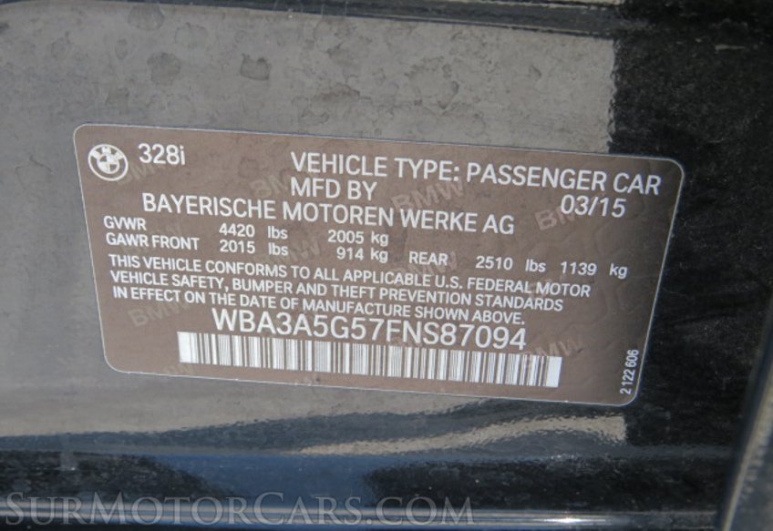 2015 BMW 3 Series - Image 48