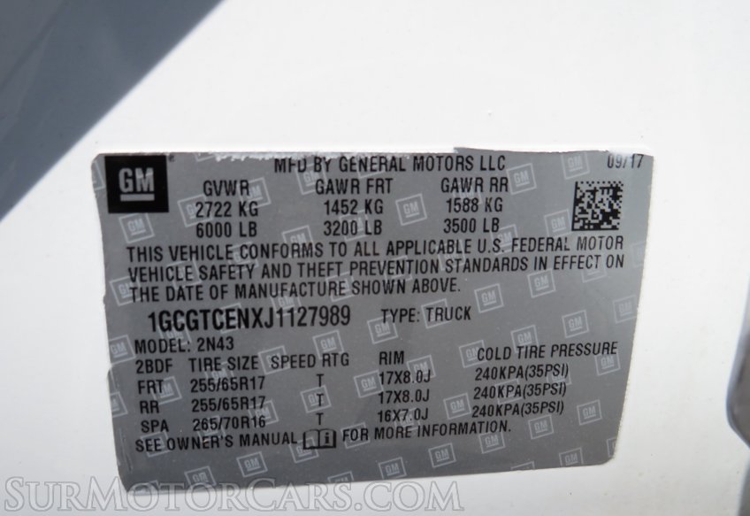 2018 Chevrolet Colorado - Image 49