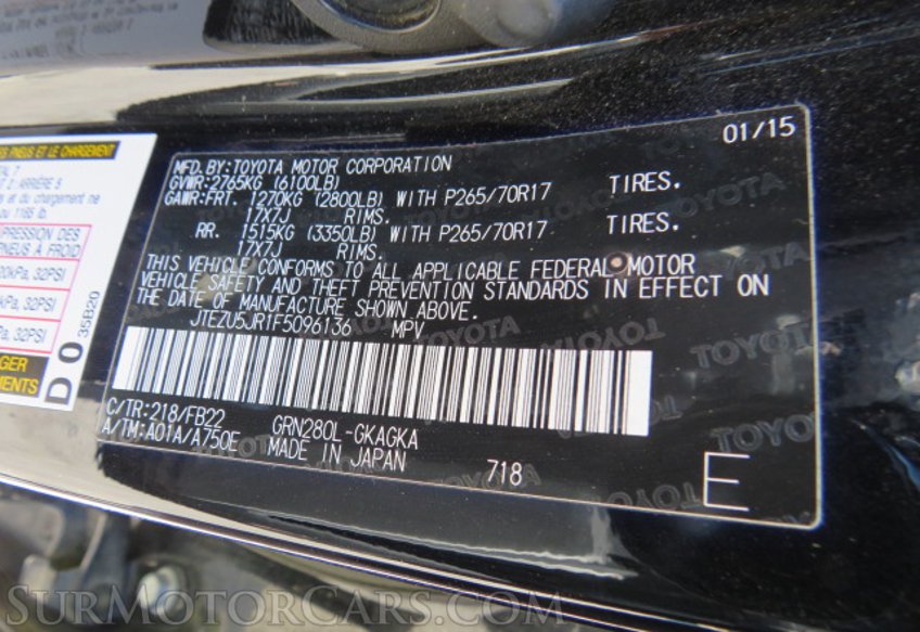 2015 Toyota 4Runner - Image 49