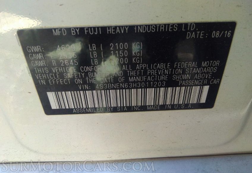 2017 Subaru Legacy - Image 9