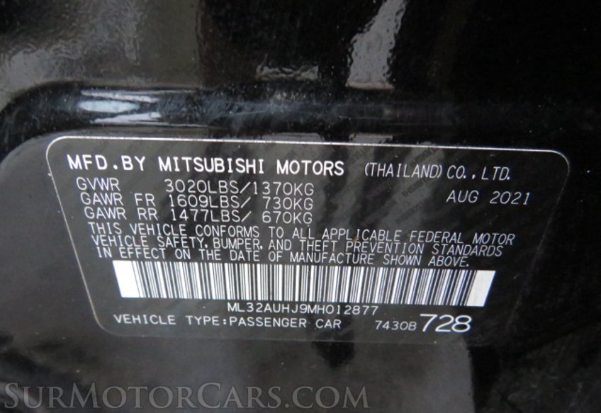 2021 Mitsubishi Mirage - Image 46