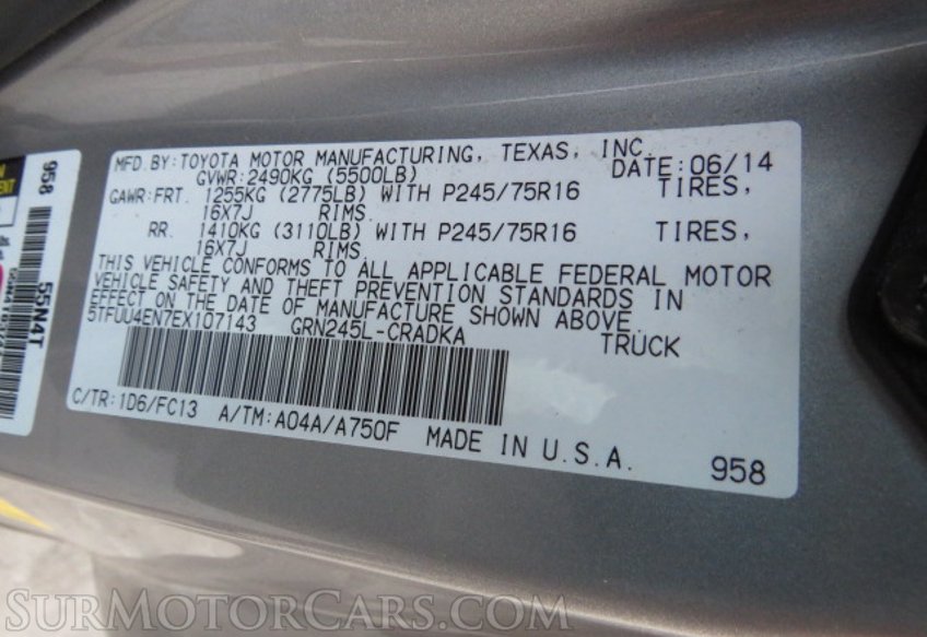 2014 Toyota Tacoma - Image 44