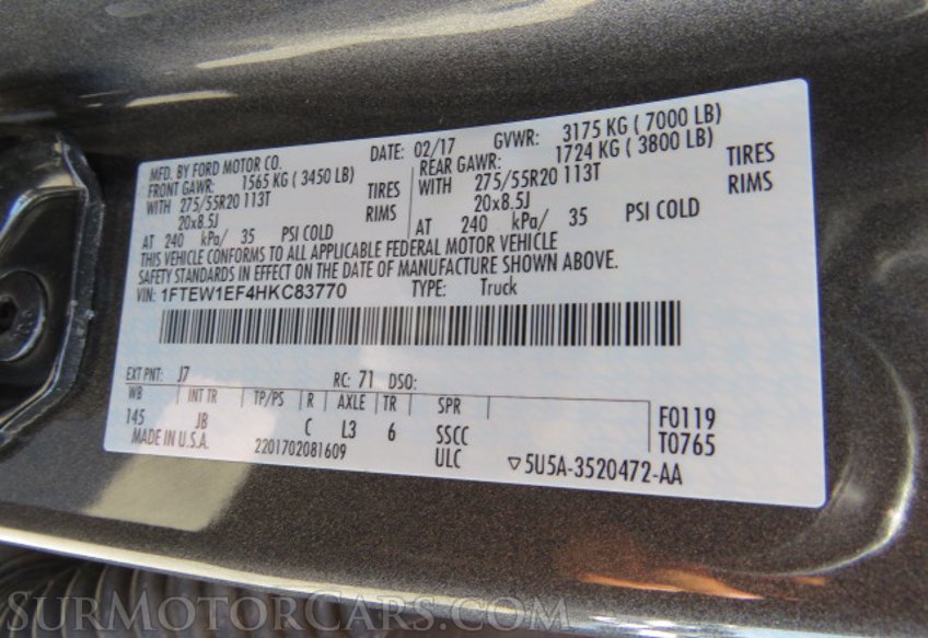 2017 Ford F-150 - Image 55