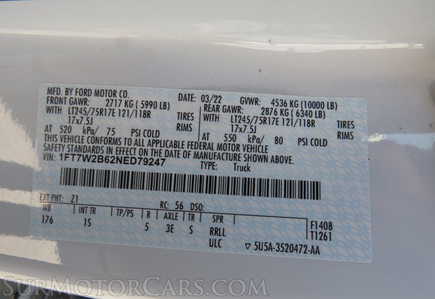 2022 Ford Super Duty F-250 SRW - Image 74