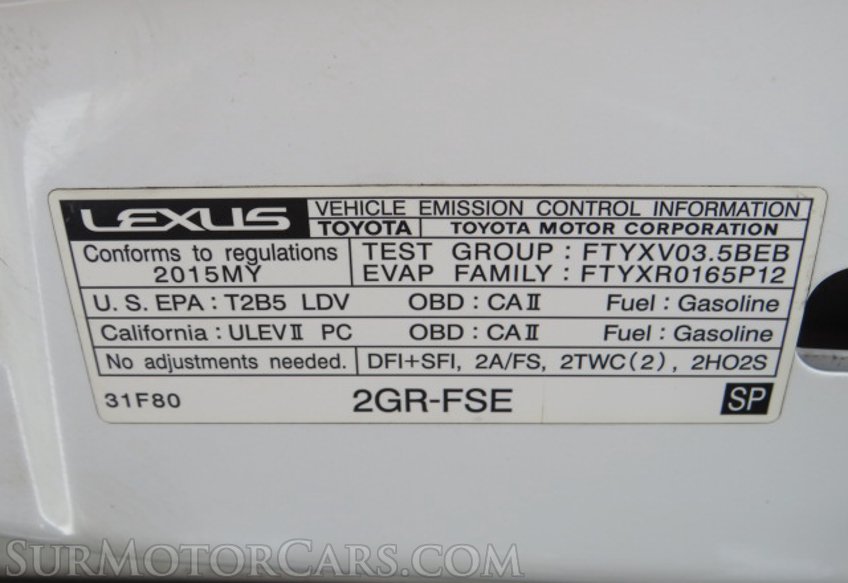 2015 Lexus IS 350 - Image 58