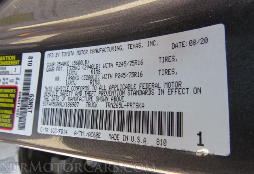 2020 Toyota Tacoma - Image 45