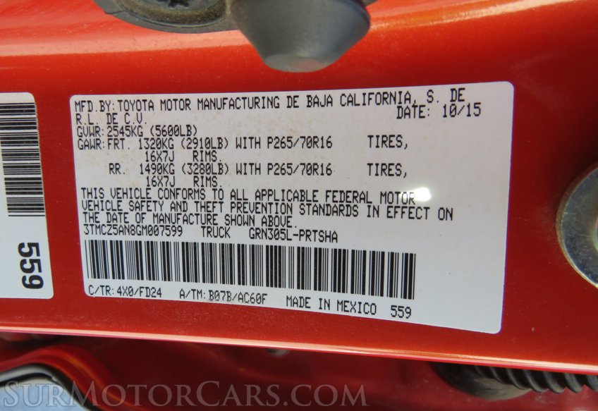 2016 Toyota Tacoma - Image 37