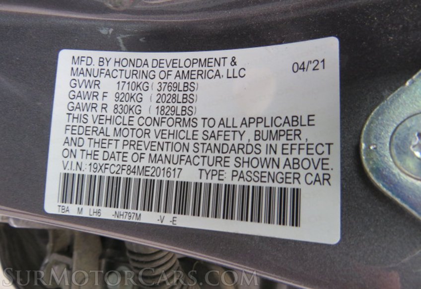 2021 Honda Civic Sedan - Image 50