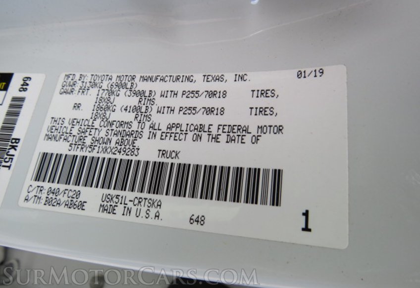 2019 Toyota Tundra - Image 54
