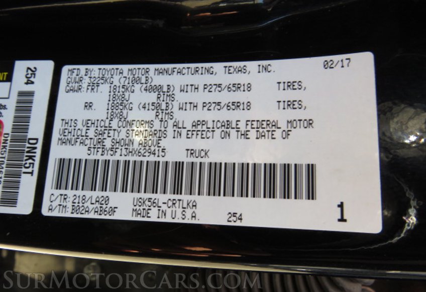 2017 Toyota Tundra 4WD - Image 53