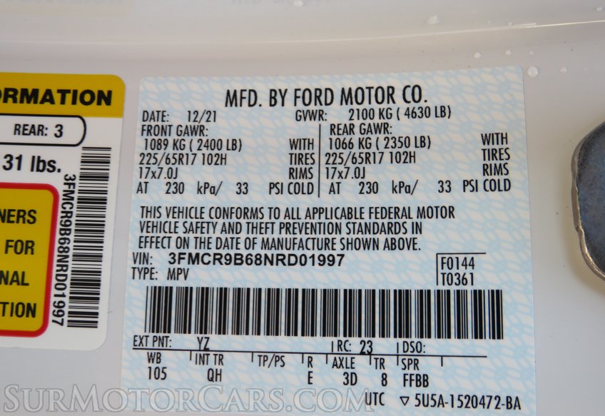 2022 Ford Bronco Sport - Image 62