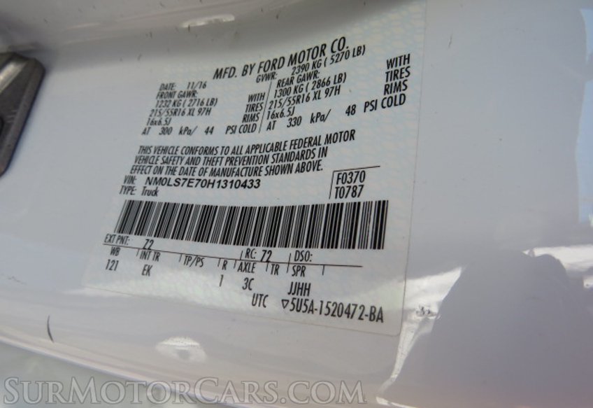 2017 Ford Transit Connect Van - Image 41