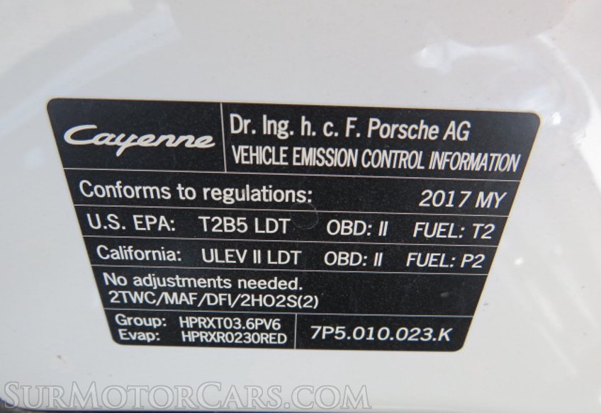 2017 Porsche Cayenne - Image 58