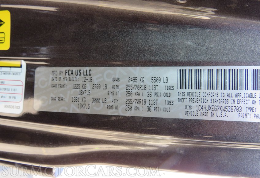 2019 Jeep Wrangler Unlimited - Image 71