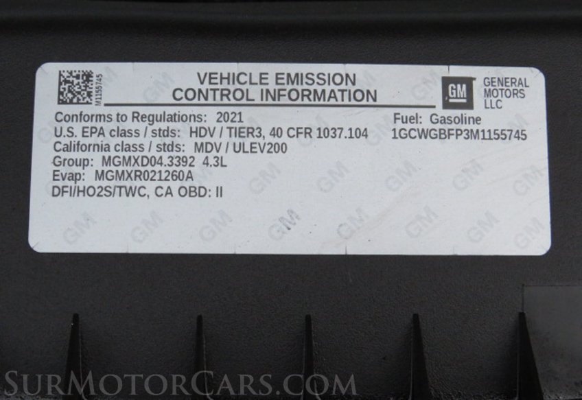 2021 Chevrolet Express Cargo Van - Image 37