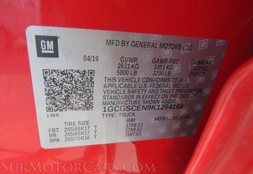 2019 Chevrolet Colorado - Image 51