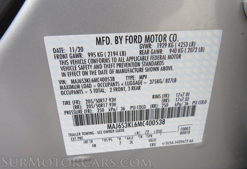 2021 Ford EcoSport - Image 53