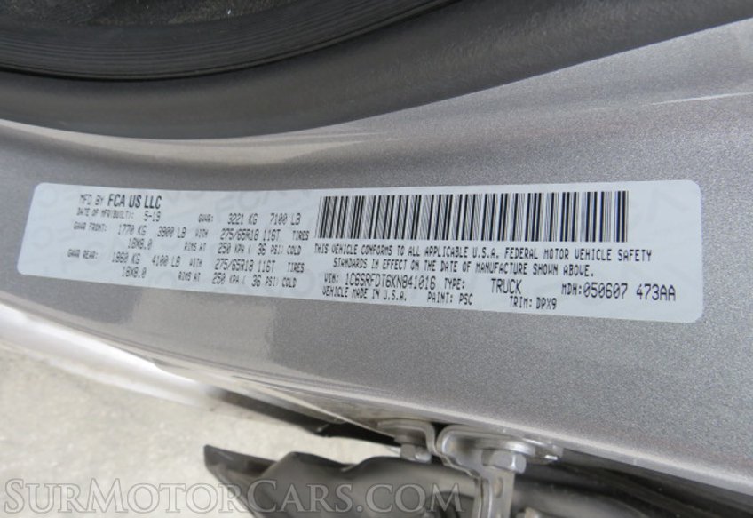 2019 Ram 1500 - Image 58