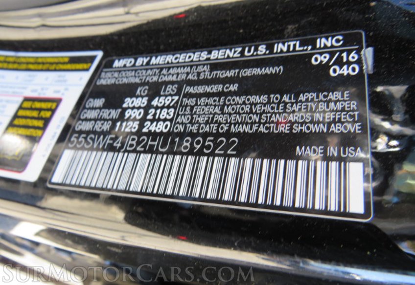 2017 Mercedes-Benz C-Class - Image 55