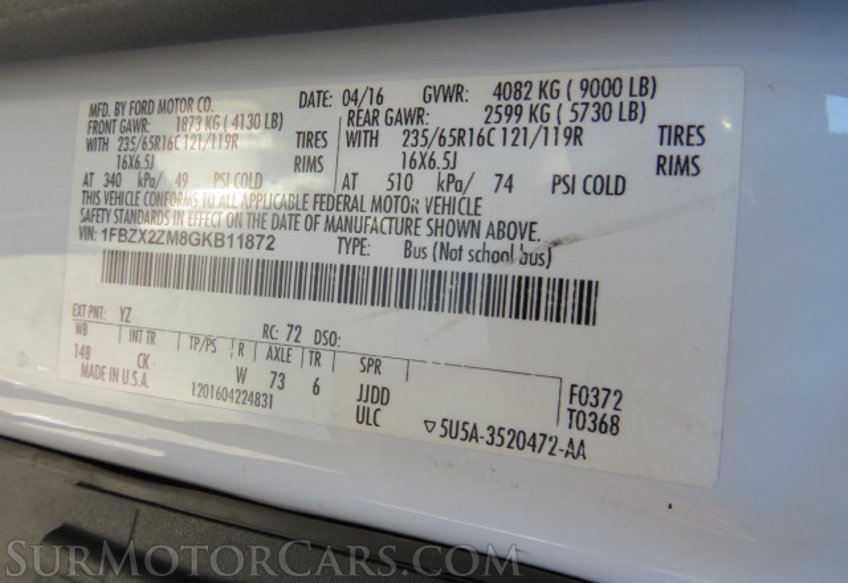 2016 Ford Transit Wagon - Image 38