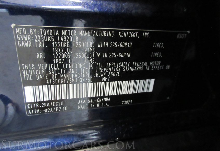 2021 Toyota RAV4 - Image 54