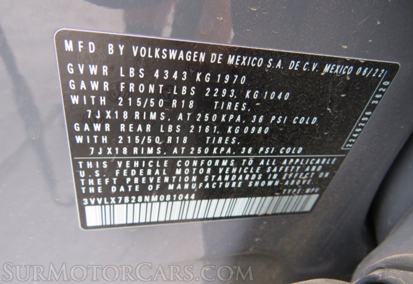 2022 Volkswagen Taos - Image 49