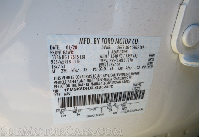 2020 Ford Explorer - Image 76