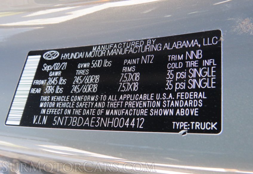 2022 Hyundai Santa Cruz - Image 49