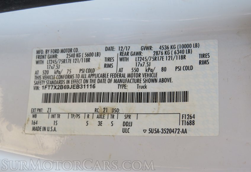 2018 Ford Super Duty F-250 SRW - Image 52