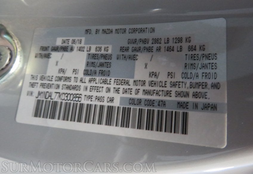 2019 Mazda MX-5 Miata RF - Image 59