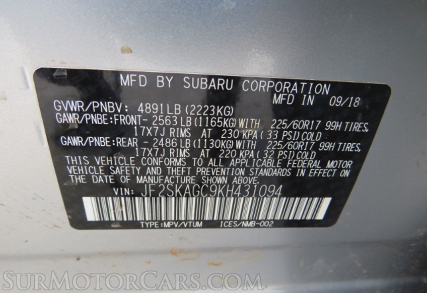 2019 Subaru Forester - Image 56