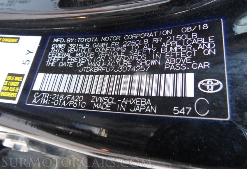 2018 Toyota Prius - Image 43