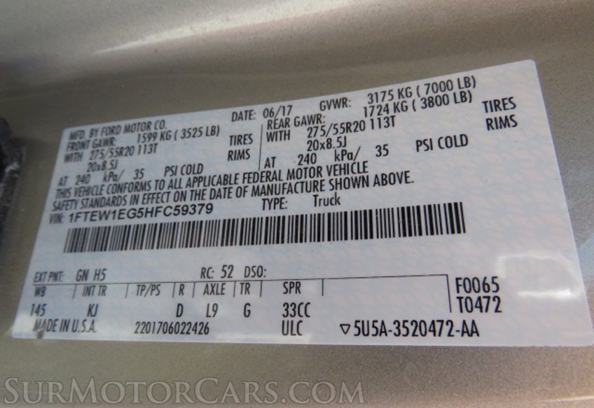 2017 Ford F-150 - Image 57