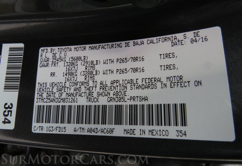 2016 Toyota Tacoma - Image 50