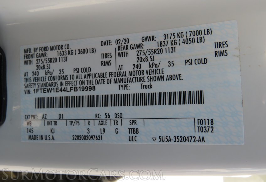 2020 Ford F-150 - Image 75