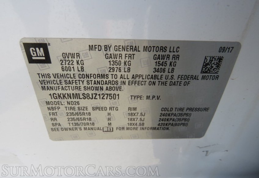 2018 GMC Acadia - Image 58