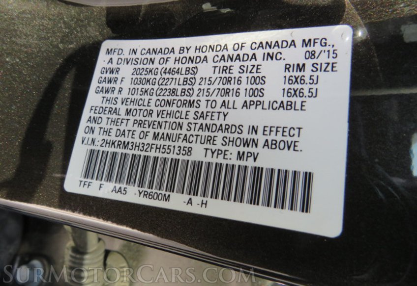 2015 Honda CR-V - Image 27