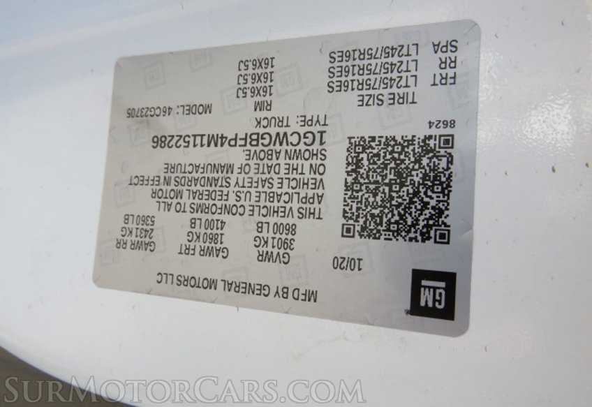 2021 Chevrolet Express Cargo Van - Image 42