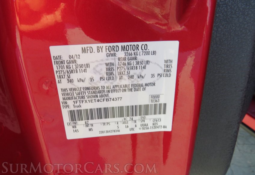 2012 Ford F-150 - Image 63