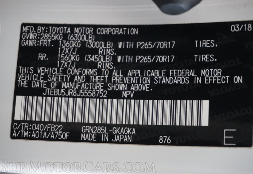 2018 Toyota 4Runner - Image 57