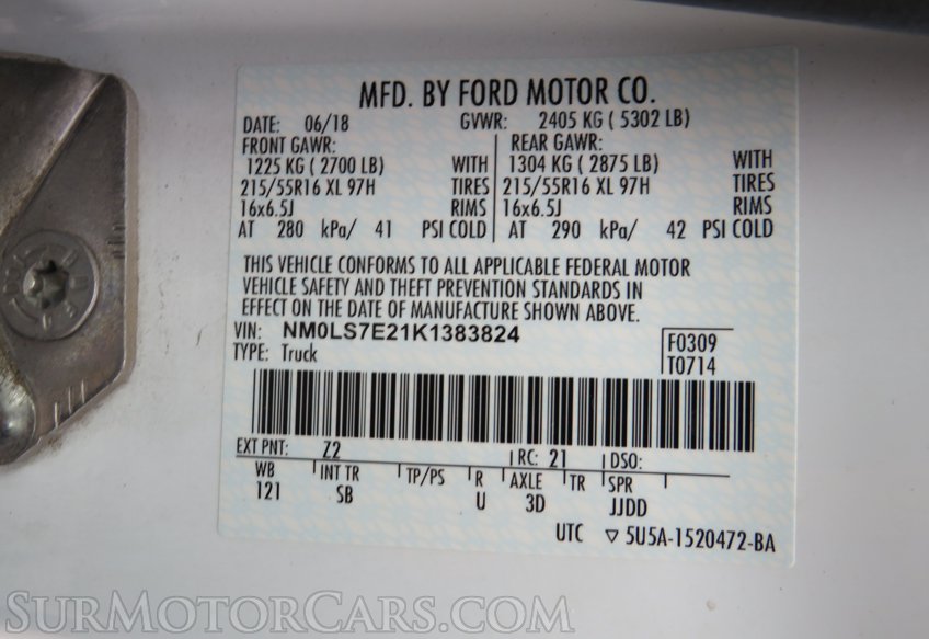 2019 Ford Transit Connect Van - Image 60