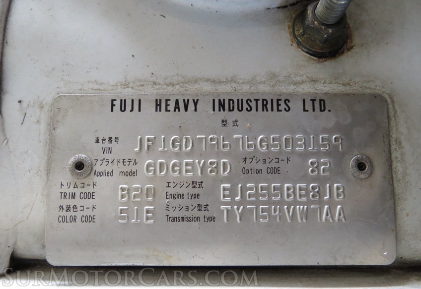 2006 Subaru Impreza Sedan - Image 59