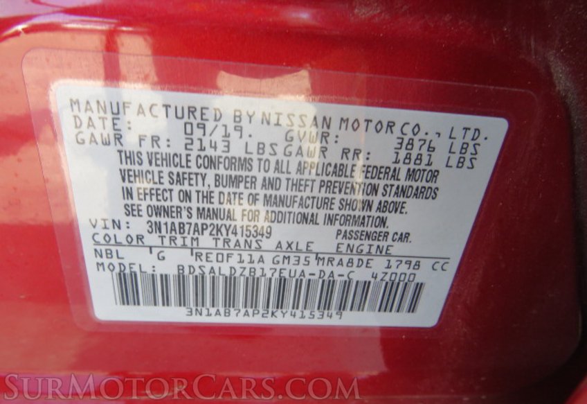 2019 Nissan Sentra - Image 50