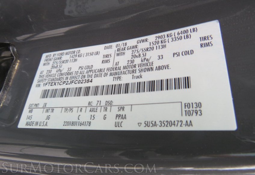 2018 Ford F-150 - Image 46