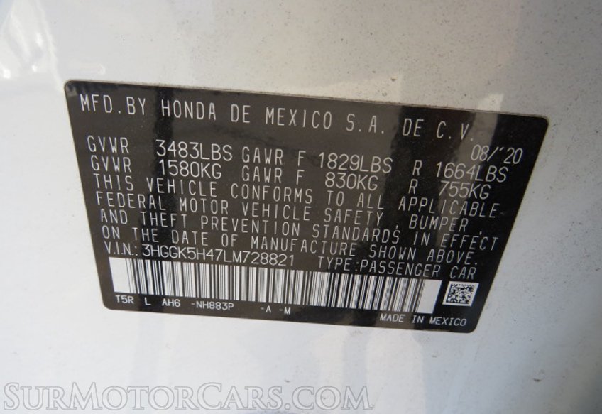 2020 Honda Fit - Image 44